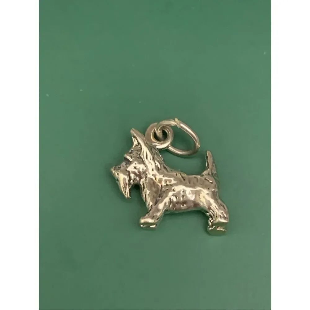 Scottie Terrier Sterling Silver Jewelry Charm #pet